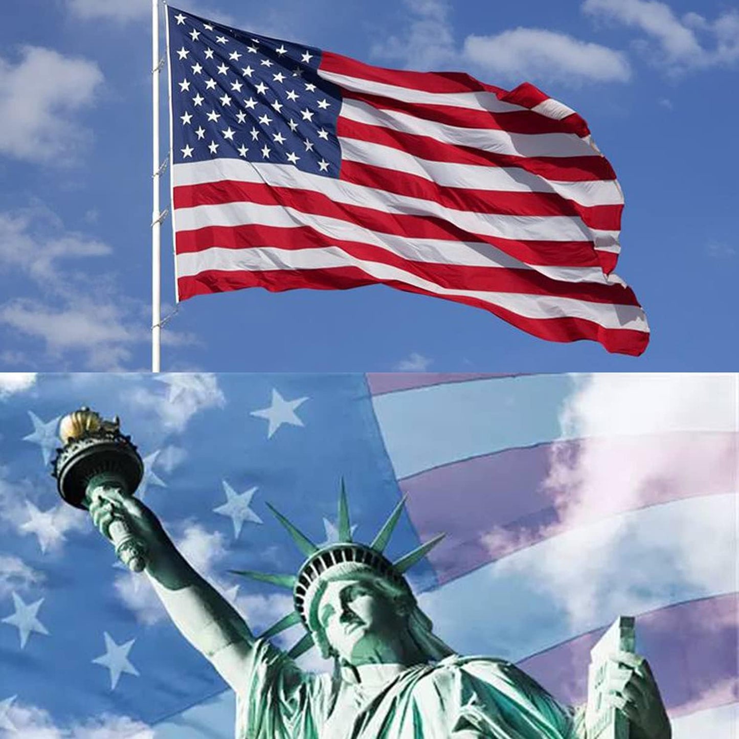 Outdoor use Heavy Duty American Flag | 100% U.S. MADE!!! (3ft x 5ft) MASSIVE