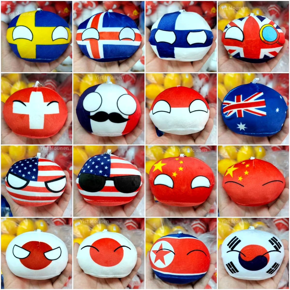 70+ Styles of Countryballs | 10cm plushie