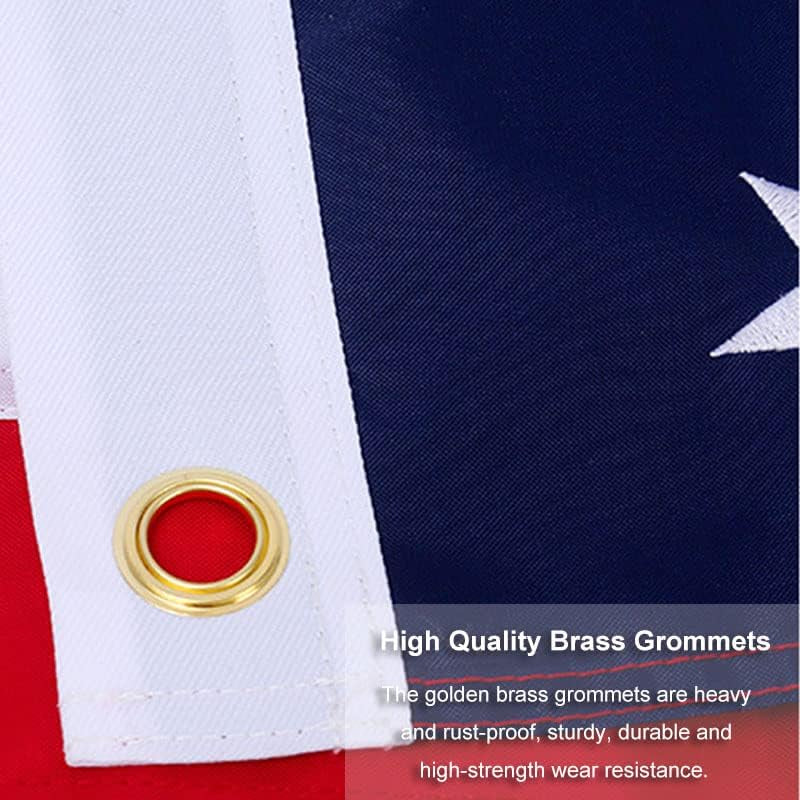 Outdoor use Heavy Duty American Flag | 100% U.S. MADE!!! (3ft x 5ft) MASSIVE