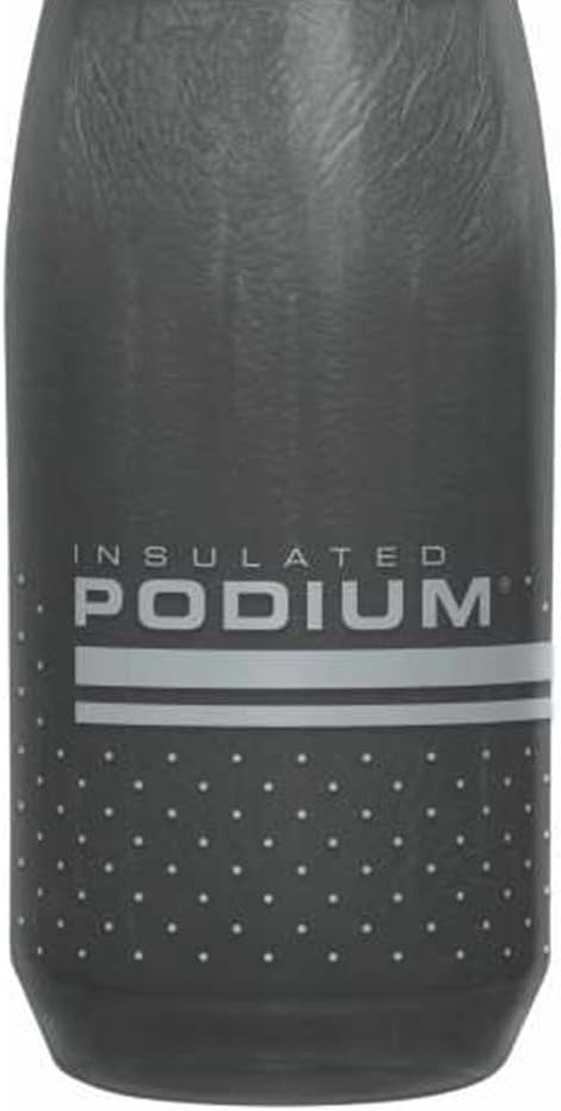 Podium Chill Insulated Bike Water Bottle - 21Oz, Black